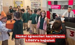 İlkokul öğrencileri harçlıklarını LÖSEV’e bağışladı