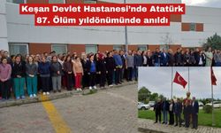 Hastanede Atatürk 87.ölüm yıldönümünde anıldı