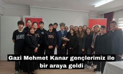 Gazi Mehmet Kanar, gençlerimizle bir araya geldi