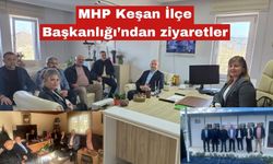 MHP Keşan İlçe Başkanlığı'ndan ziyaretler