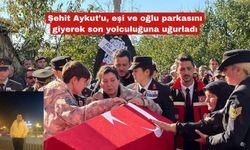 Eşi ve oğlu parkasını giyerek son yolculuğuna uğurladı