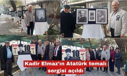 Kadir Elmaz’ın Atatürk temalı sergisi açıldı