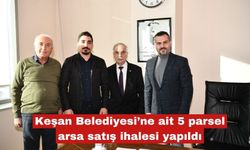 Keşan Belediyesi’ne ait 5 parsel arsa satış ihalesi yapıldı