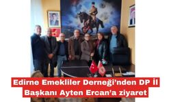 Emekliler Derneği’nden DP İl Başkanı Ayten Ercan’a ziyaret
