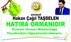 Hakan Çağıl Taşdelen anısına Hatıra Ormanı kuruluyor