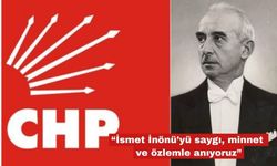 “İsmet İnönü’yü saygı, minnet ve özlemle anıyoruz”