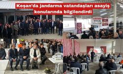 Jandarma vatandaşları asayiş konularında bilgilendirdi