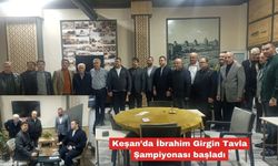 Keşan’da İbrahim Girgin Tavla Şampiyonası başladı