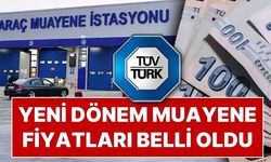 TÜVTÜRK muayene ücretlerinde 2026 ücretleri belli oldu