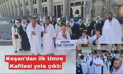 Keşan’dan ilk umre kafilesi yola çıktı