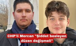 CHP'li Mercan "Şiddet besleyen düzen değişmeli"
