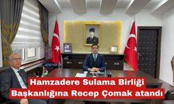 Hamzadere Sulama Birliği Başkanlığına Recep Çomak atandı