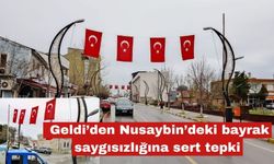 Geldi'den bayrak saygısızlığına sert tepki