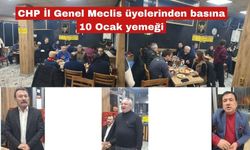 CHP İl Genel Meclis üyelerinden basına 10 Ocak yemeği