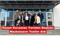 Hasan Kocaman Yeniden Başkan: Mazbatasını Teslim Aldı