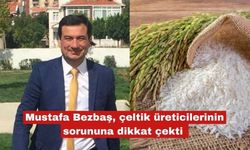 Bezbaş, çeltik üreticilerinin sorunlarını gündeme taşıdı