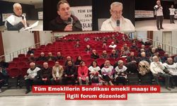 Tüm Emeklilerin Sendikası emekli maaşı ile ilgili forum düzenledi