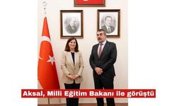 Aksal, Tekin ile Edirne’deki milli eğitimini  görüştü