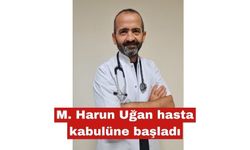 M. Harun Uğan hasta kabulüne başladı