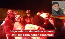 Hayvanlarını damadına emanet etti; bir daha haber alınamadı