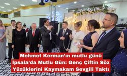 Erman ve Dilara'nın söz yüzüklerini Ömer Sevgili taktı