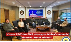 SMA savaşçısı Melek’e anlamlı destek