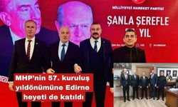 MHP’nin 57. kuruluş yıldönümüne Edirne heyeti de katıldı
