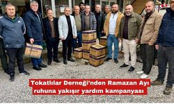 Tokatlılar Derneği’nden Ramazan Ayı yardım kampanyası
