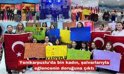 Yenikarpuzlu’da kadınlar, şalvarlarıyla eğlenceye doydu