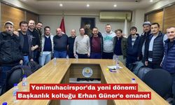 Başkanlık koltuğu Erhan Güner’e emanet