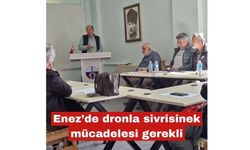Enez’de dronla sivrisinek mücadelesi gerekli