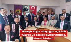 Hüzeyir Ergin adaylığını açıkladı