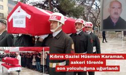 Kıbrıs Gazisi askeri törenle son yolculuğuna uğurlandı