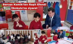 Sercan Kemik’ten Raşit Efendi İlkokulu’na ziyaret