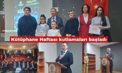 Kütüphane Haftası kutlamaları başladı