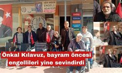 Önkal Kılavuz, bayram öncesi engellileri yine sevindirdi
