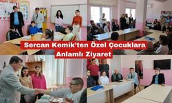 Müdür Sercan Kemik’ten Özel Çocuklara Anlamlı Ziyaret