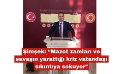 Şimşek: “Kriz vatandaşı sıkıntıya sokuyor”