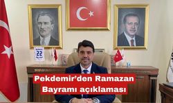 Savaş Pekdemir’den Ramazan Bayramı açıklaması