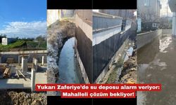 Yukarı Zaferiye’de su deposu alarm veriyor