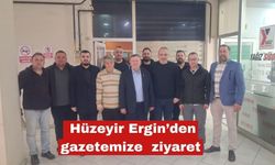 Hüzeyir Ergin’den yönetimi ile gazetemize ziyaret