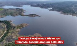 Barajlarda Nisan ayı itibariyle doluluk oranları belli oldu