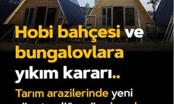 Tarım arazilerinde kaçak yapı devri kapandı