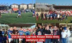 U15 Edirne Ligi’nde Keşan Genç Ordu şampiyon oldu