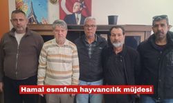 Hamal esnafına hayvancılık müjdesi
