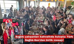 Sağlık çalışanları kahvaltıda buluştu