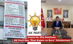 Keşan’da Afiş Düellosu: AK Parti’den afişli gönderme