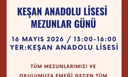 Keşan Anadolu Lisesi’nde mezunlar günü heyecanı!