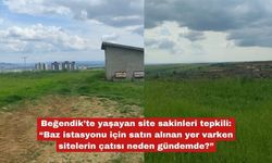 Beğendik’te yaşayan site sakinleri tepkili