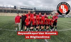 Beyendikpor'dan kamuoyuna açıklama ve kınama